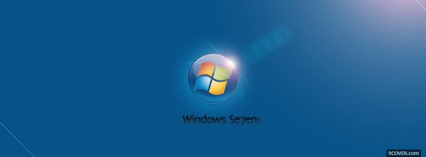 Photo windows se7en computers Facebook Cover for Free