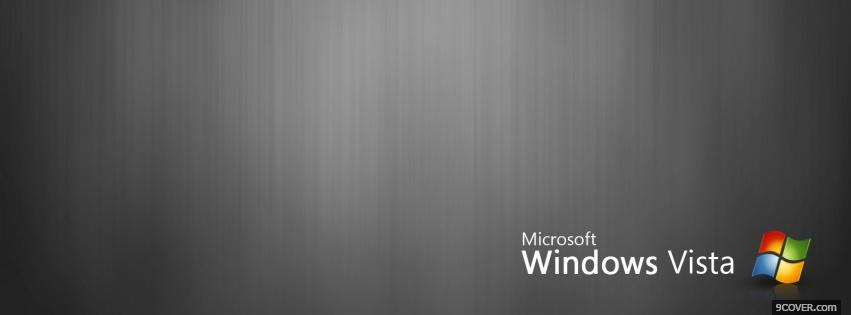 Photo microsoft windows vista Facebook Cover for Free