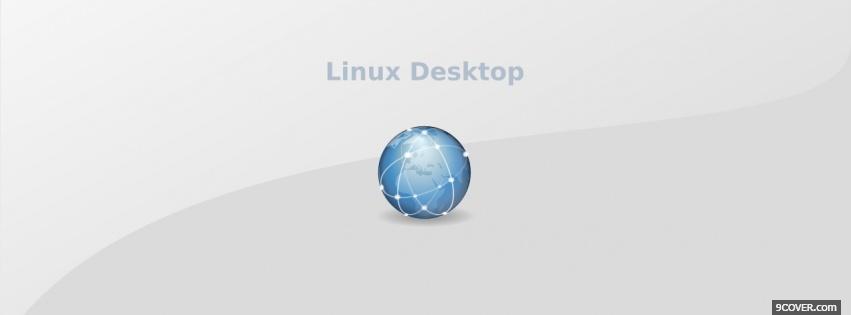 Photo technology linux desktop Facebook Cover for Free