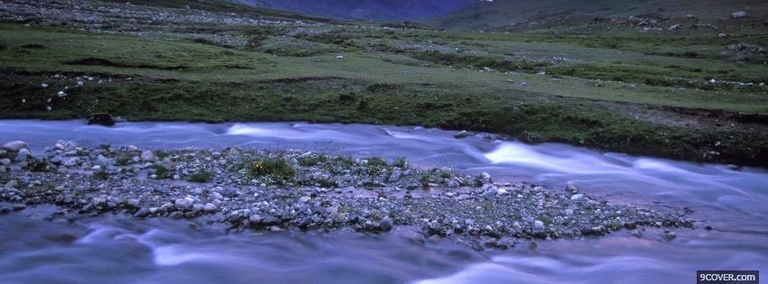 Photo mongolian national park nature Facebook Cover for Free