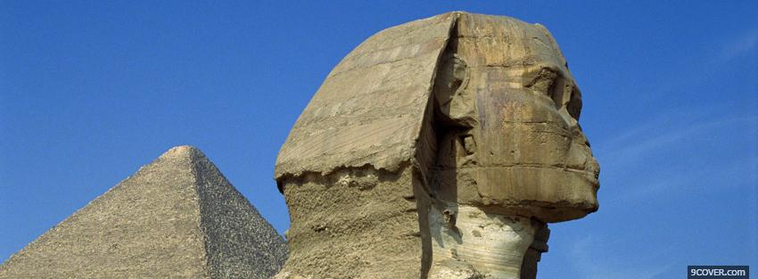 Photo egypt pyramids nature Facebook Cover for Free