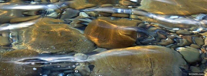 Photo clear water nautre Facebook Cover for Free