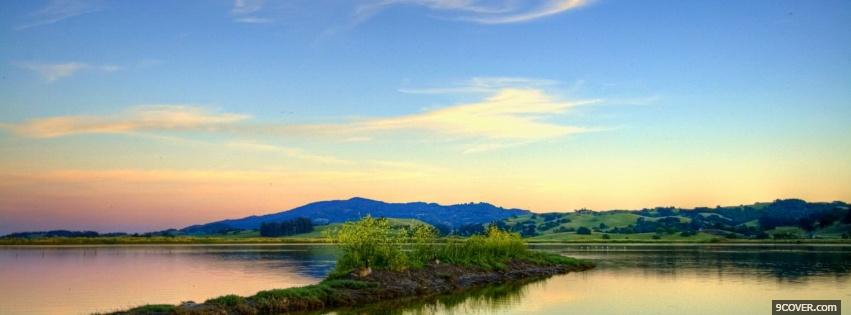 Photo nice land nature Facebook Cover for Free