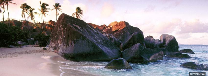 Photo british virgin islands nature Facebook Cover for Free