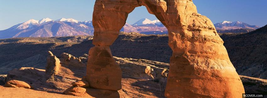 Photo arches utah nature Facebook Cover for Free