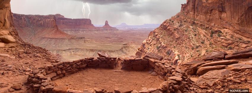 Photo canyonlands national park Facebook Cover for Free