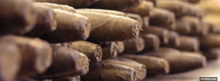 Photo cigars nature Facebook Cover for Free