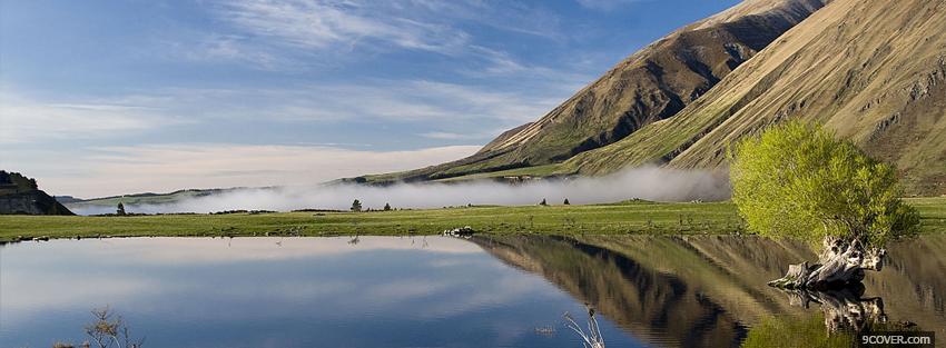 Photo new zealand nature Facebook Cover for Free