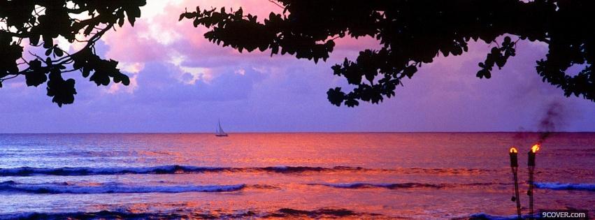 Photo north shore hawaii nature Facebook Cover for Free