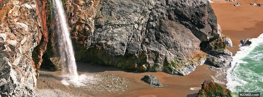 Photo mcway falls nature Facebook Cover for Free