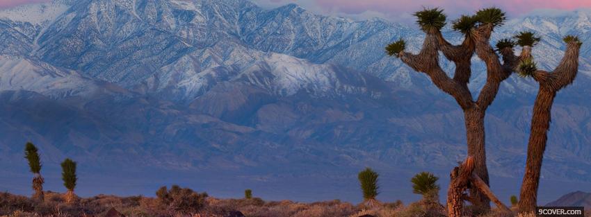Photo death valley nature Facebook Cover for Free