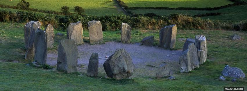 Photo drombeg stone circle nature Facebook Cover for Free