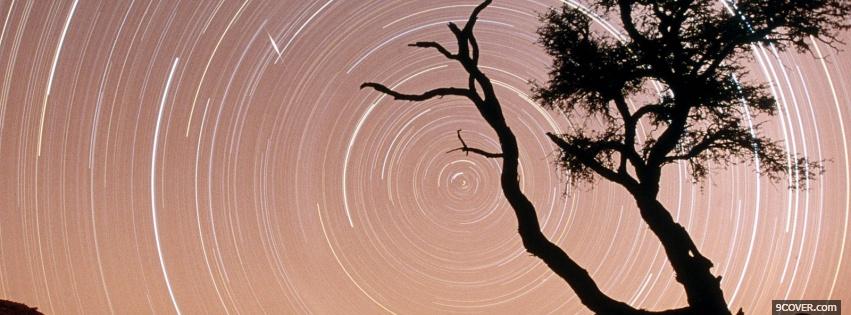 Photo deserted tree nature Facebook Cover for Free
