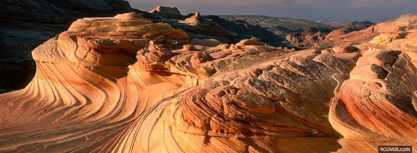 Photo vermillion cliffs nature Facebook Cover for Free