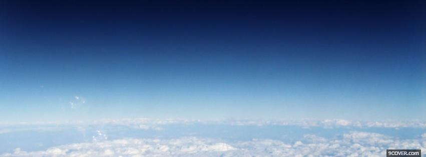 Photo sky view nature Facebook Cover for Free