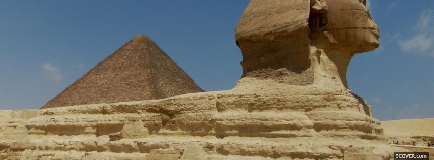 Photo pyramids egypt nature Facebook Cover for Free