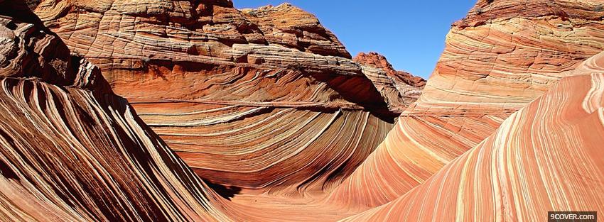 Photo the wave arizona nature Facebook Cover for Free