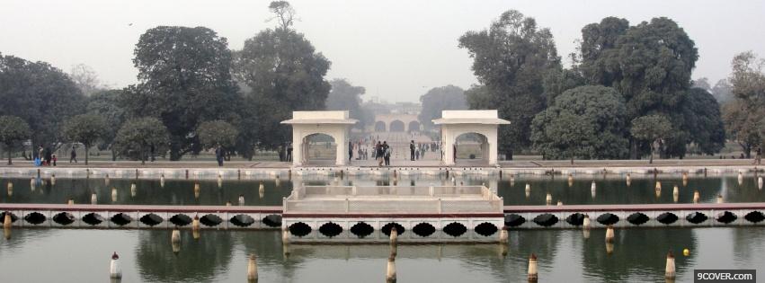 Photo shalimar gardens nature Facebook Cover for Free