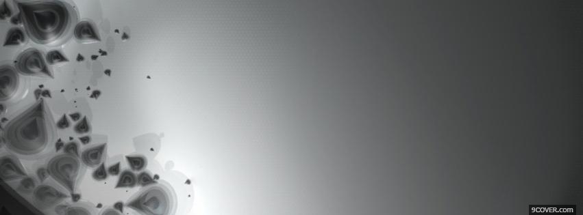 Photo light gray backround Facebook Cover for Free