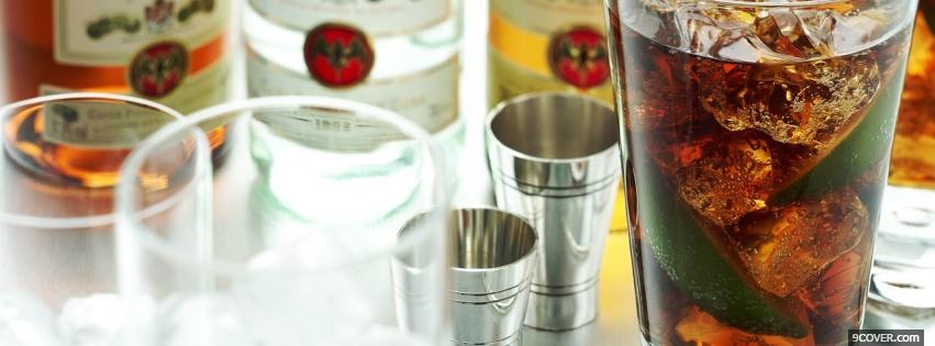 Photo barcadi alcohol Facebook Cover for Free