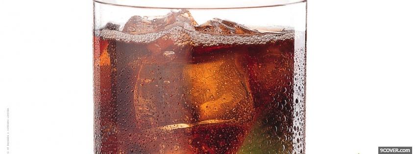 Photo rum and coke Facebook Cover for Free