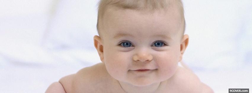 Photo super cute baby Facebook Cover for Free
