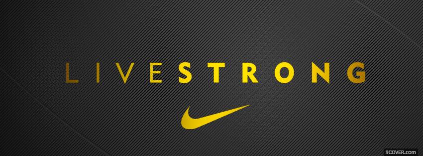 Photo nike livestrong brand Facebook Cover for Free