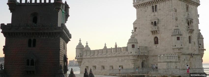 Photo castle in lisboa Facebook Cover for Free