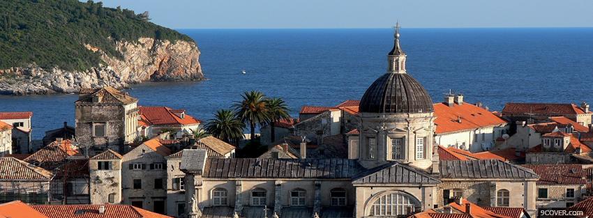 Photo beautiful dubrovnik Facebook Cover for Free