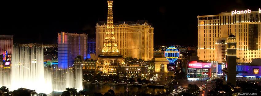 Photo fun las vegas city Facebook Cover for Free