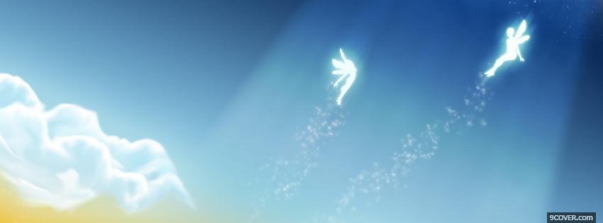 Photo angels sky creative Facebook Cover for Free