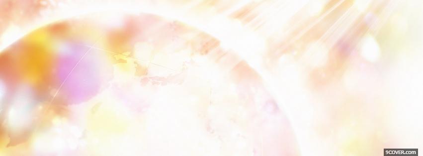 Photo strong sunlight creative Facebook Cover for Free