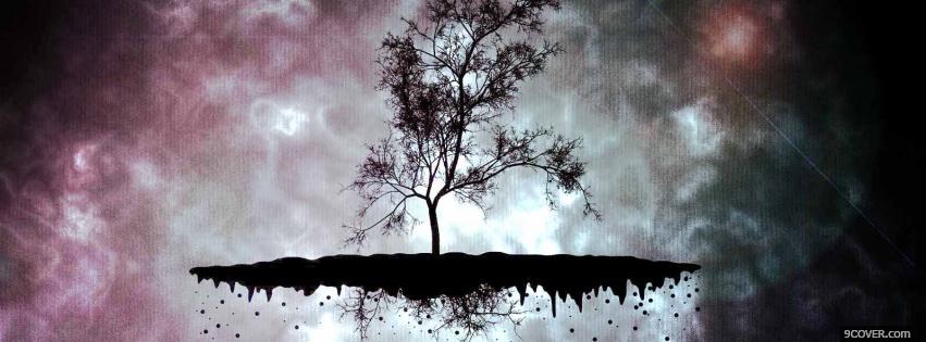 Photo tree sky creative Facebook Cover for Free