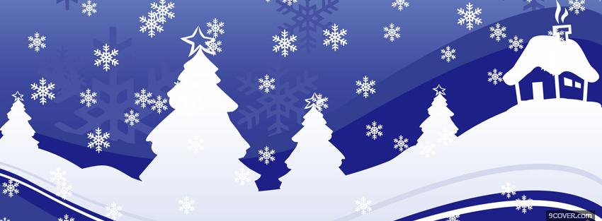 Photo winter creative Facebook Cover for Free