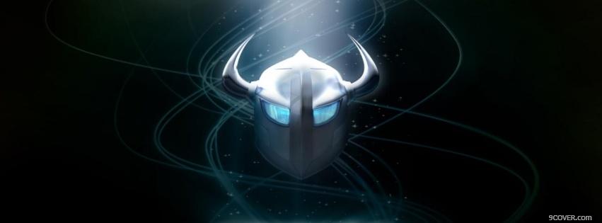 Photo phantom helmet creative Facebook Cover for Free