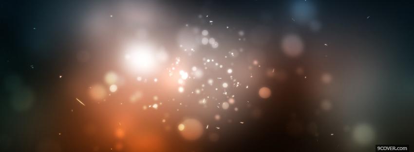 Photo little lights creative Facebook Cover for Free