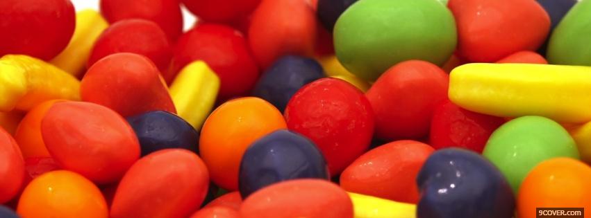 Photo candies food Facebook Cover for Free