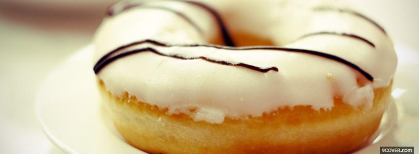 Photo yummy doughnut food Facebook Cover for Free