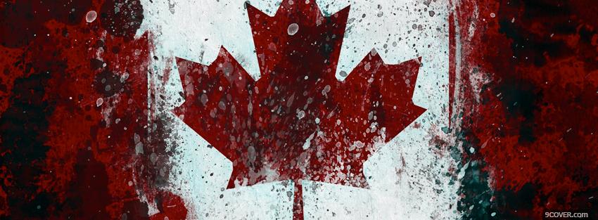 Photo canada day holiday Facebook Cover for Free