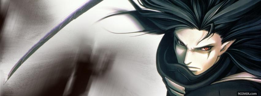 Photo anime dark swordsman manga Facebook Cover for Free