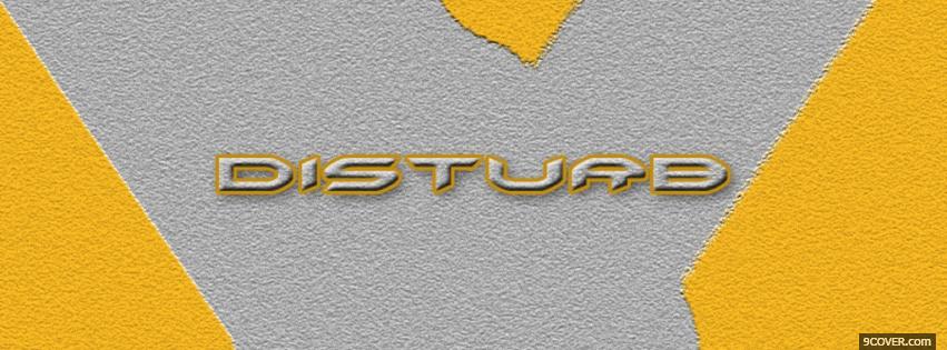 Photo disturb grey yellow quotes Facebook Cover for Free