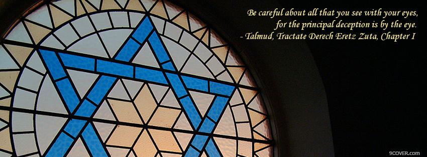 Photo be careful quote religions Facebook Cover for Free