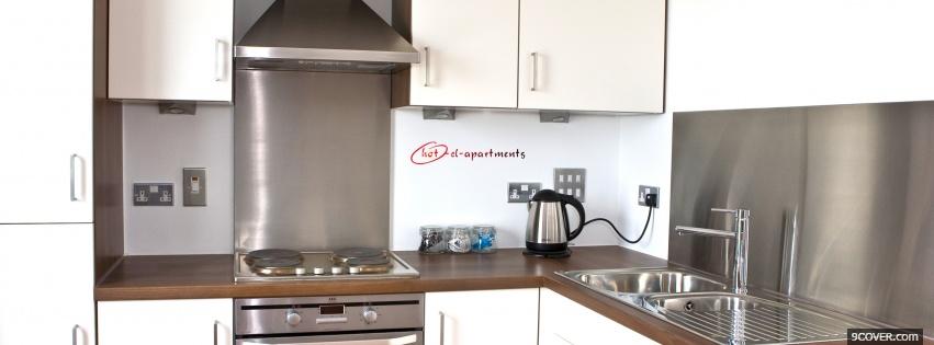 Photo nice kitchen simple Facebook Cover for Free