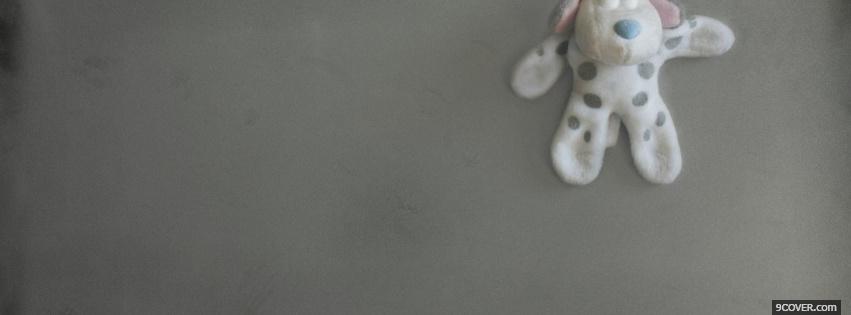 Photo soft toy simple Facebook Cover for Free