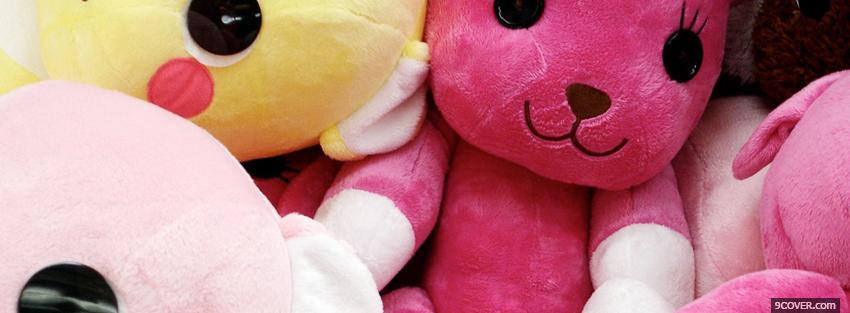 Photo teddy bears simple Facebook Cover for Free