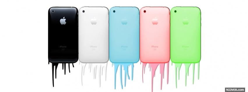 Photo iphone colours technology Facebook Cover for Free
