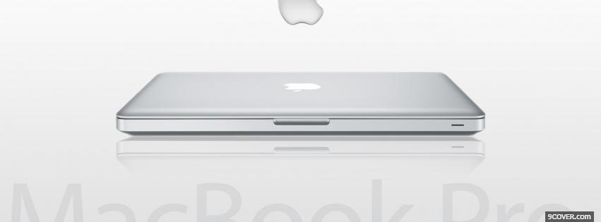 Photo white macbook pro technology Facebook Cover for Free
