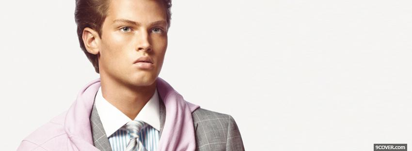 Photo well dressed sexy men Facebook Cover for Free