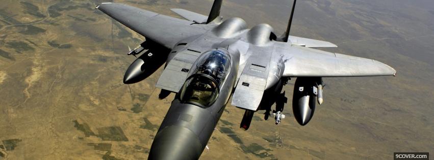 Photo f15 aircraft war Facebook Cover for Free