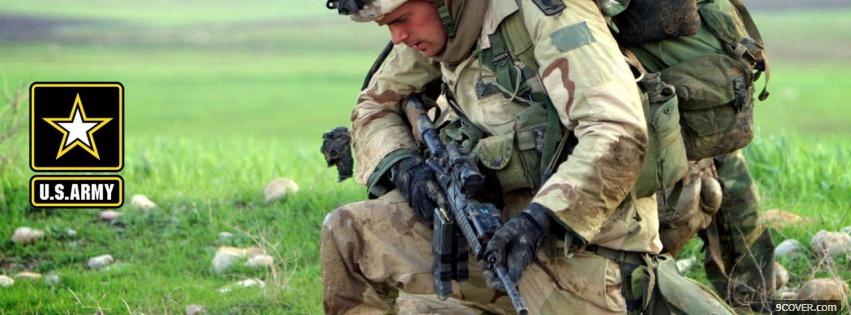Photo us army soldiers war Facebook Cover for Free